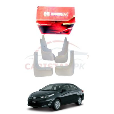 Toyota Yaris Mud Flaps Splash Guards White