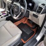 KIA Sportage 9D Floor Mats Orange
