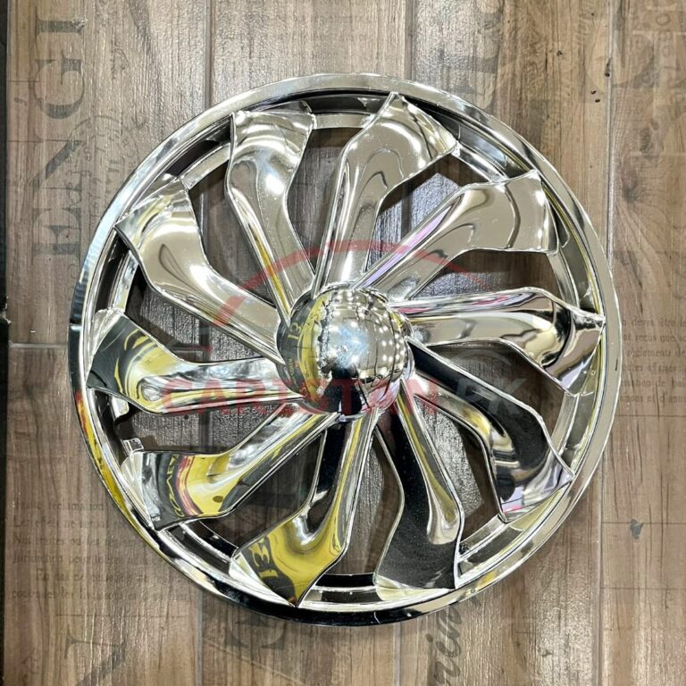 Chrome Wheel Cover Design D 15 Inch