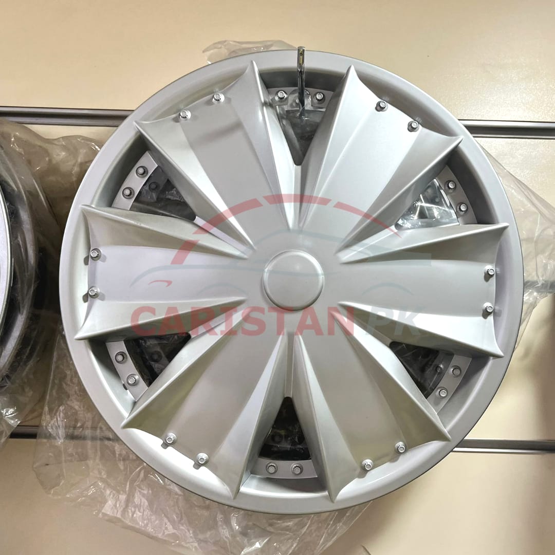 Silver Wheel Cover Design O 14 Inch