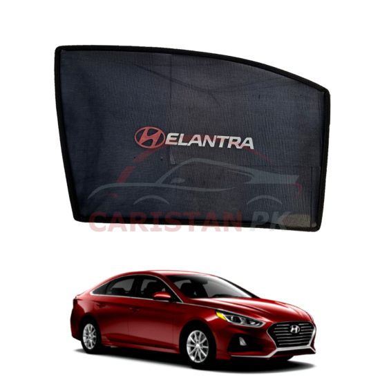 Hyundai Elantra Sunshades With Logo