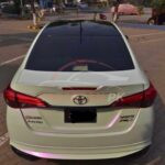 Unpainted ABS Plastic Toyota Yaris Sports Style Spoiler With LED Light 2 Unpainted ABS Plastic Toyota Yaris Sports Style Spoiler With LED Light 2