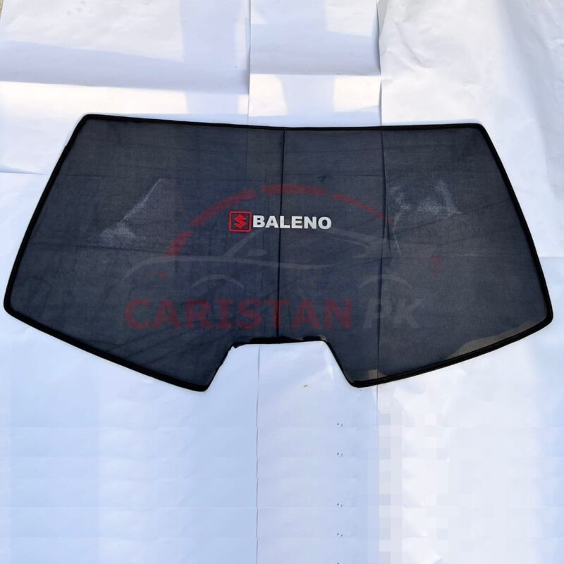 Suzuki Baleno Back Screen Curtain With Logo 2