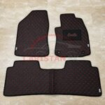 Toyota Corolla Flat Style 7D Floor Mats Black With Red Stitch 2017-26 2 Toyota Corolla Flat Style 7D Floor Mats Black With Red Stitch 2017-26 2