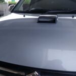 Car Hood Scoop Airflow Carbon Fiber Black