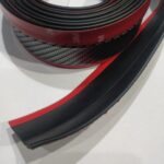 Carbon Fiber Red Bumper Lip Tape 3