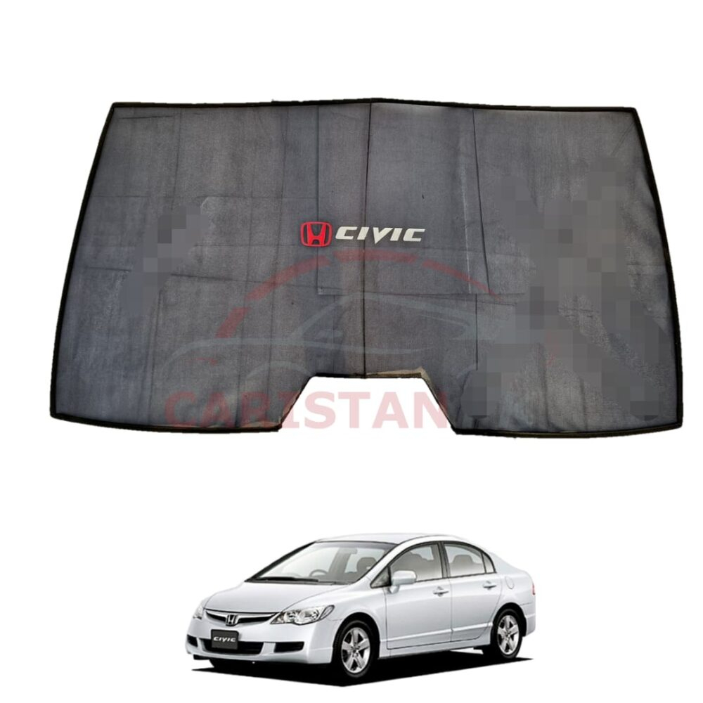 Honda Civic Reborn Back Screen Curtain With Logo