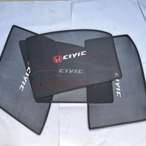 Honda Civic Sunshades With Logo 2001-05 1