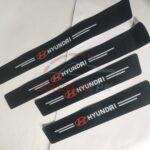 Hyundai Carbon Fiber Design Sill Plate 3D Sticker 1