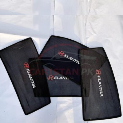 Hyundai Elantra Sunshades With Logo 1