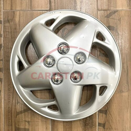 Silver Wheel Cover Design B 12 Inch