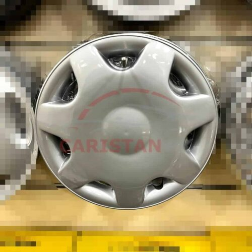 Silver Wheel Cover Design C 12 Inch
