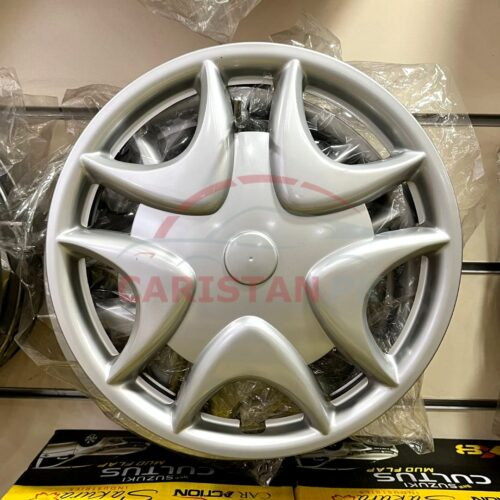Silver Wheel Cover Design D 13 Inch