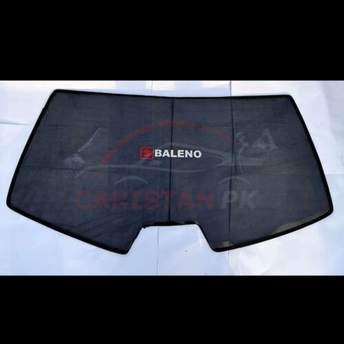 Suzuki Baleno Back Screen Curtain With Logo 1