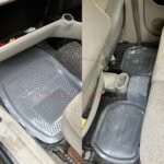 Universal Grey Silicone Car Floor Mats 5 Piece Design A