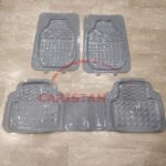 Universal Grey Silicone Floor Mats 3 Piece 1