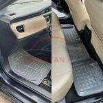 Universal Grey Silicone Floor Mats 3 Piece