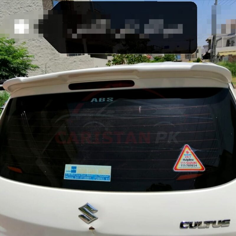 Unpainted Suzuki Cultus Spoiler Slim Design 2017-26 1