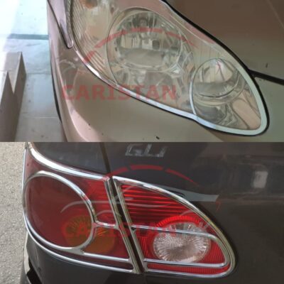 Toyota Corolla Headlight Backlight Chrome Cover 2002-08