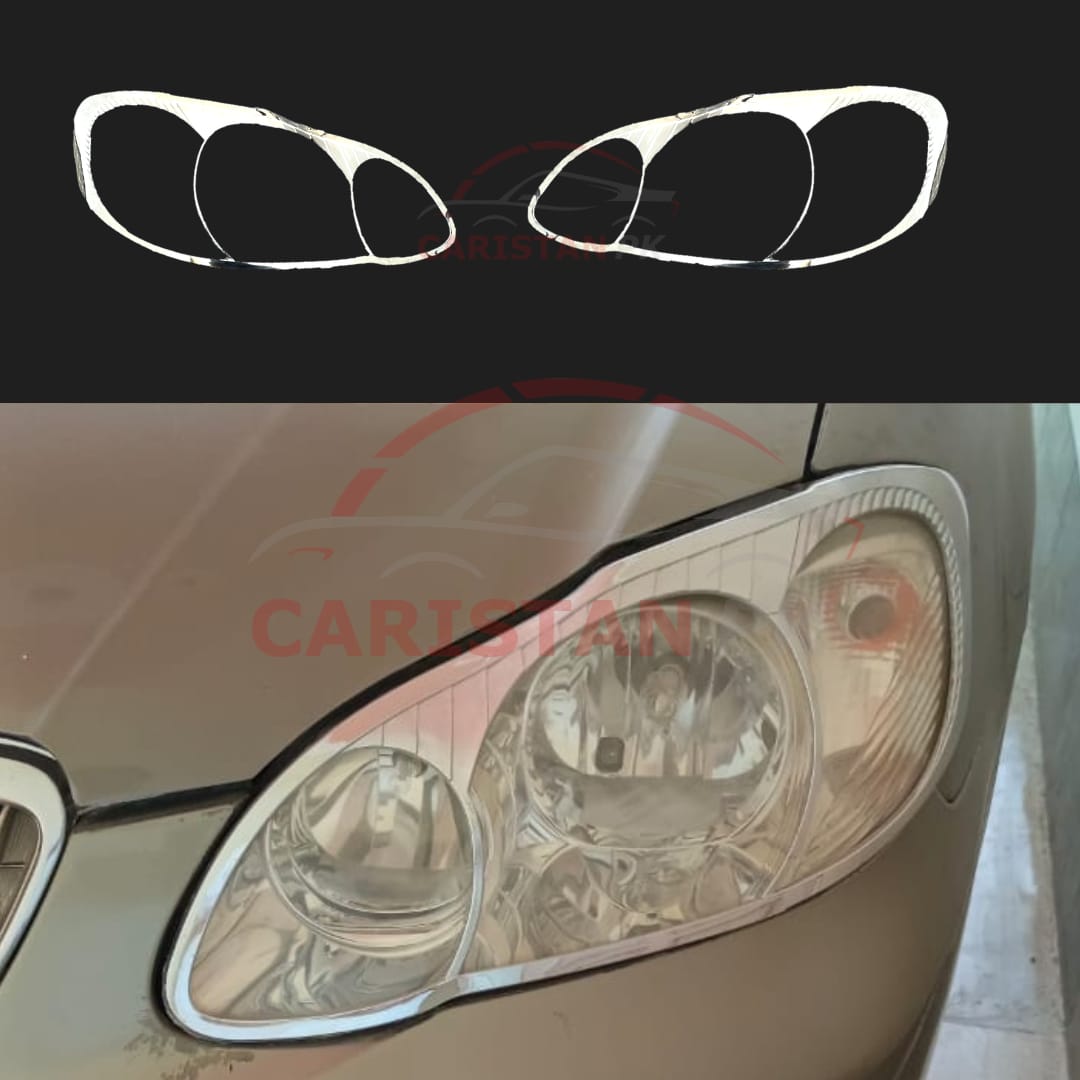 Toyota Corolla Headlight Chrome Cover 2002-08