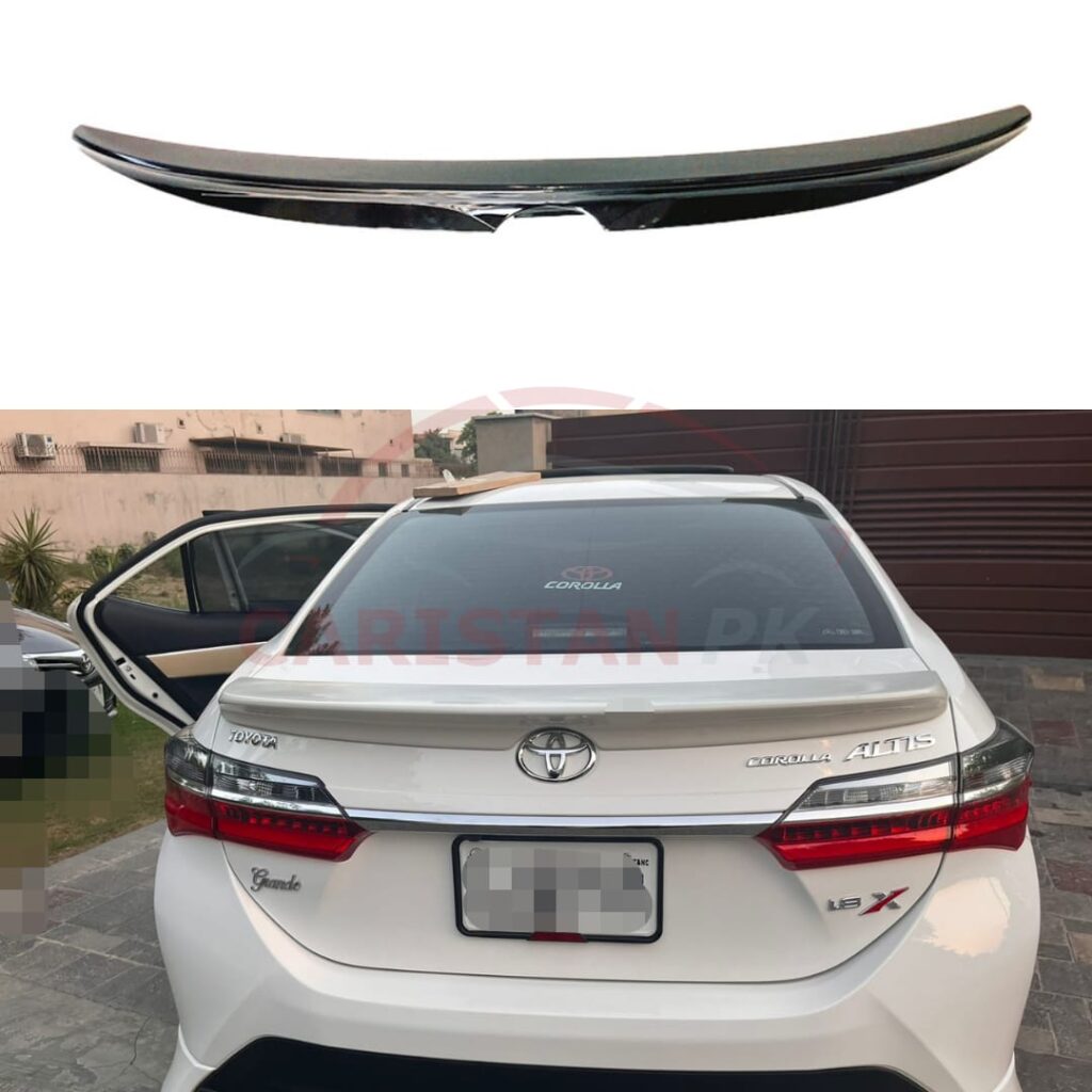 Unpainted Toyota Corolla Trunk Spoiler Wide Style 2014-24