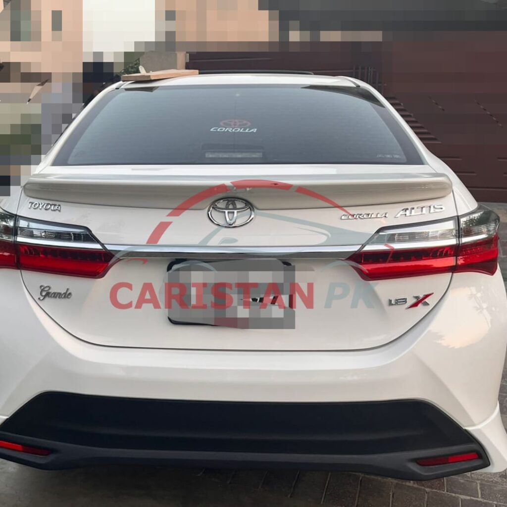 Unpainted Toyota Corolla Trunk Spoiler Wide Style 2014-24 2