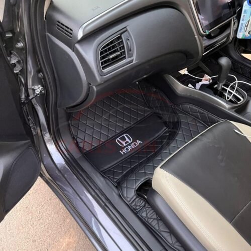 Honda City 7D Floor Mats Black 2022 Model & Onwards
