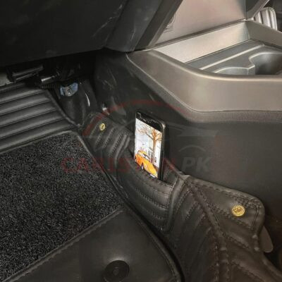 Honda City 9D Premium Floor Mats Black With Grass 2022 Model & Onwards 5