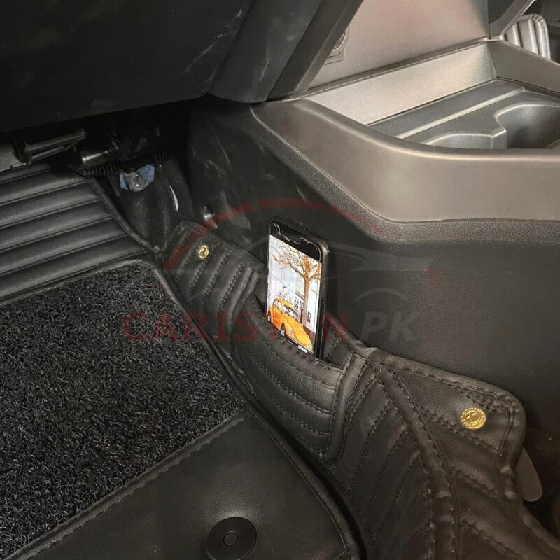  Honda City 9D Premium Floor Mats Black With Grass 2022 Model & Onwards 5
