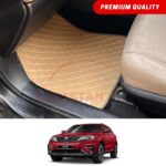 Proton X70 Flat Style 7D Floor Mats Beige Stitch