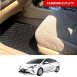 Toyota Prius Flat Style 7D Floor Mats Black 2018-21