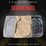 Universal Silicone Floor Mats 3 Piece Now In 5 Exciting Colors