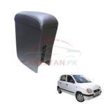 Hyundai Santro Custom Fit Car Wooden Armrest Matt Black White