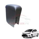 Toyota Vitz Custom Fit Car Wooden Armrest Matt Black White 2017-23
