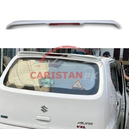 Unpainted Suzuki Alto Roof Spoiler With LED Light 2017-26