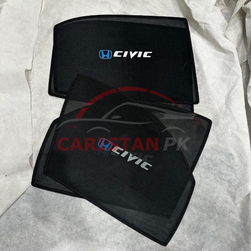 Honda Civic EK Sunshades With Logo 2