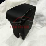 Toyota Vitz Custom Fit Car Wooden Armrest Matt Black White 2006-10 4