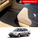 Honda Civic EK Flat Style 7D Floor Mats Black