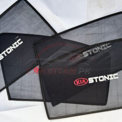KIA Stonic Sunshades With Logo 1
