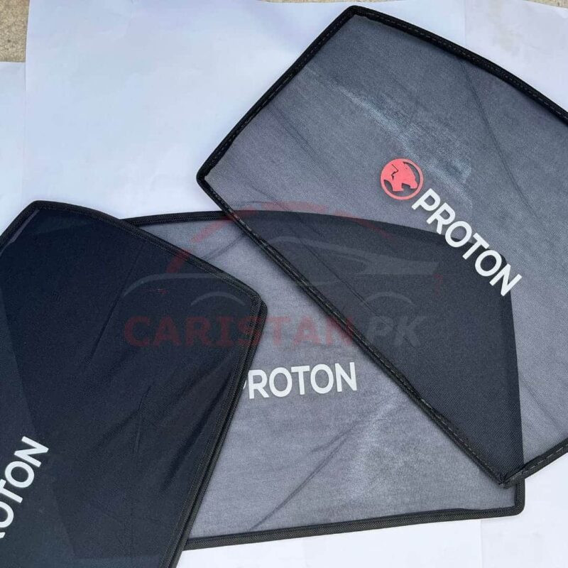 Proton Saga Sunshades With Logo1