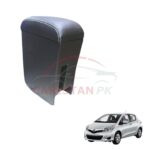 Toyota Vitz Custom Fit Car Wooden Armrest Matt Black White 2011-16 Model