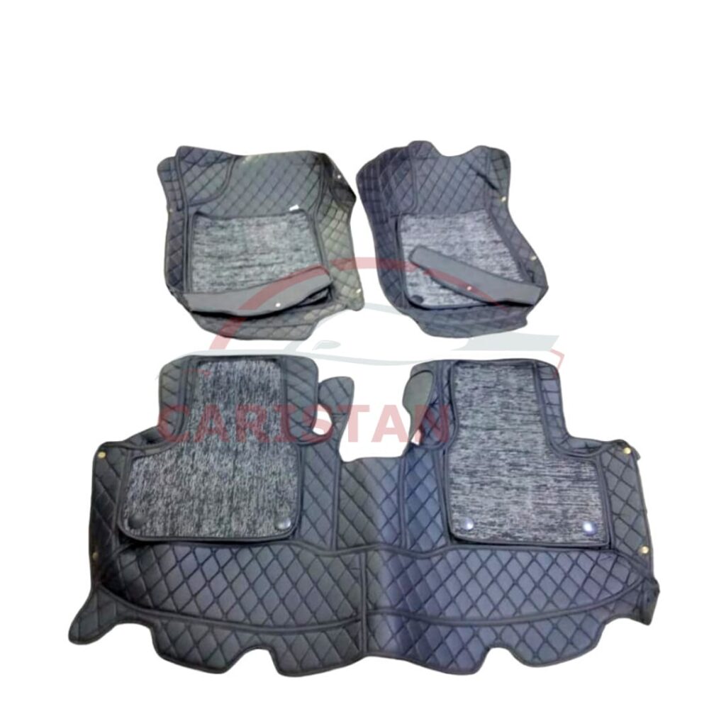Changan Alsvin 9D Floor Mats Black With Black Stitch 1
