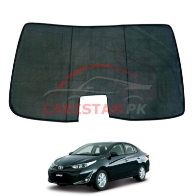 Toyota Yaris Back Screen Curtain Black 2