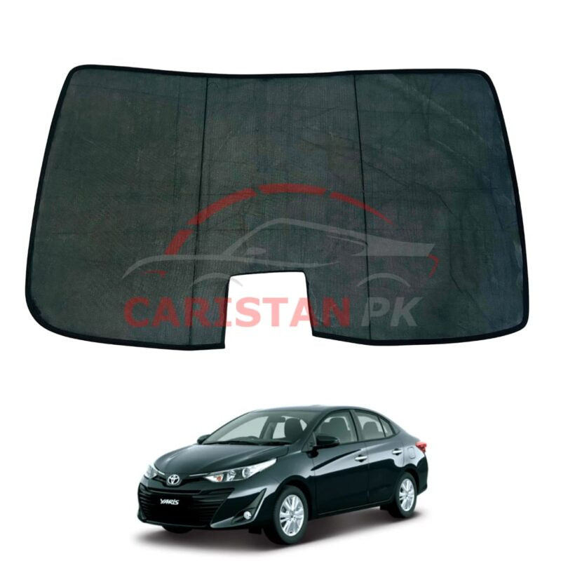 Toyota Yaris Back Screen Curtain Black 2