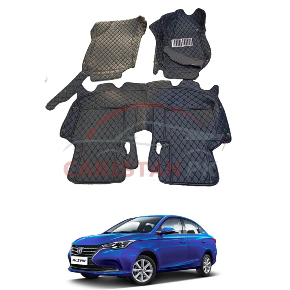 Changan Alsvin 7D Floor Mats Black Changan Alsvin 7D Floor Mats Black