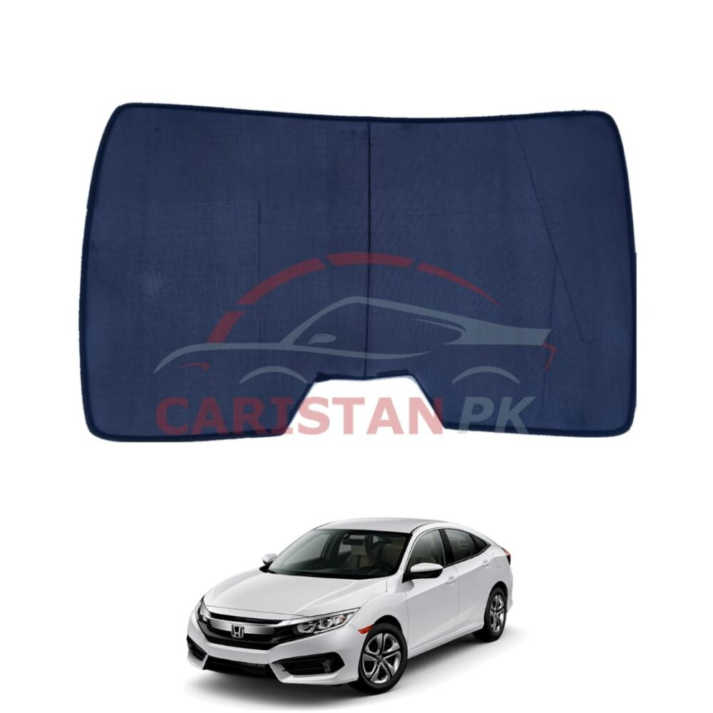 Honda Civic Back Screen Curtain Black 2016-21