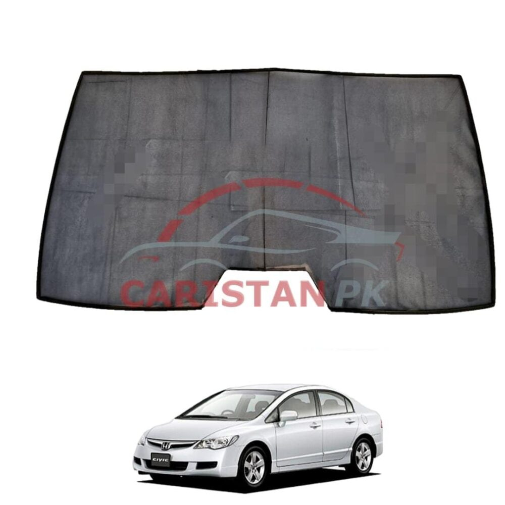 Honda Civic Reborn Back Screen Curtain Black