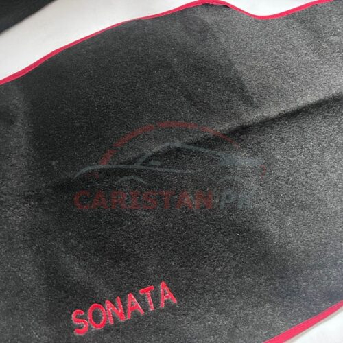 Hyundai Sonata Dashboard Carpet With Red Lining 4