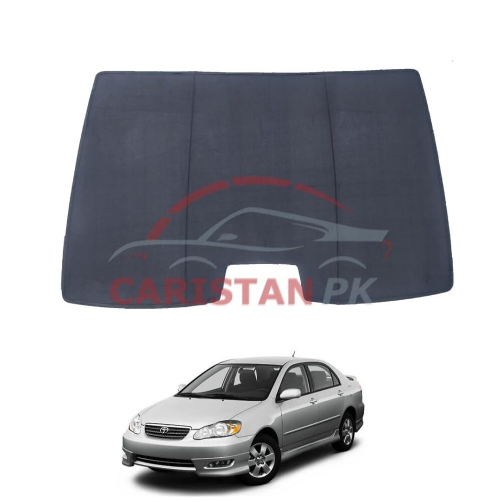 Toyota Corolla Back Screen Curtain Black 2002-08