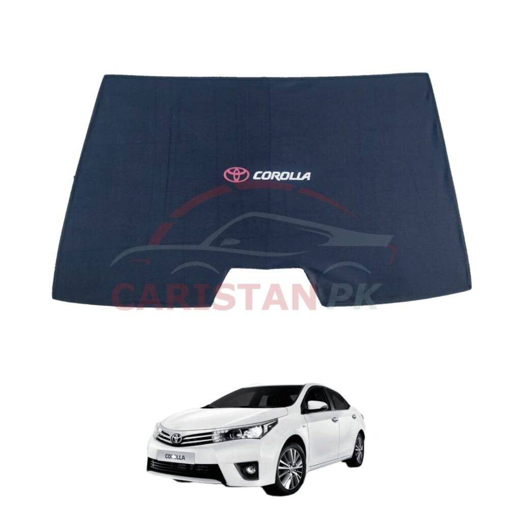 Toyota Corolla Back Screen Curtain With Logo 2014-16 Toyota Corolla Back Screen Curtain With Logo 2014-16